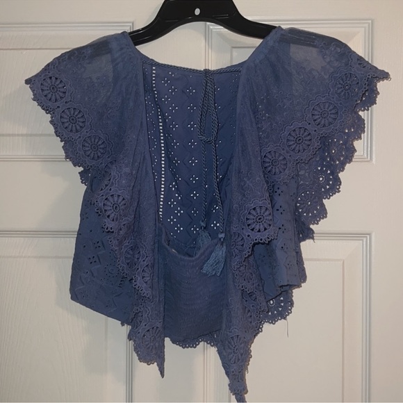 Altar’d state blue crop top - Picture 5 of 7